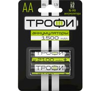 Батарейки Трофи HR6-2BL 1500mAh Б0019500