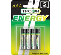 Батарейки Трофи LR03-4BL ECO Б0017044