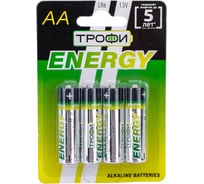 Батарейки Трофи LR6-4BL ECO Б0017046