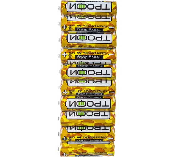 Батарейки Трофи R6-10S pack Heavy Duty Б0042310
