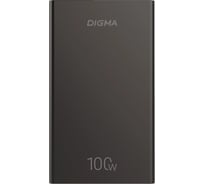 Мобильный аккумулятор DIGMA DGPD100WA 20000mAh QC3.0/PD3.0 100W 5A 2xUSB-A/2xUSB-C черный (DGPD20A100ABK) 1995301