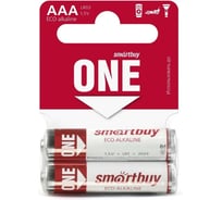 Батарейка алкалиновая Smartbuy LR03/2SB (60/600) 2 шт SBBA-3A02SB