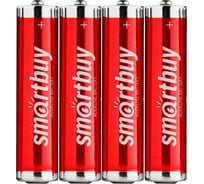 Батарейка алкалиновая Smartbuy LR03/4SB (60/720) 4 шт SBBA-3A04SB