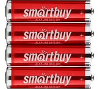 Батарейка алкалиновая Smartbuy LR6/4SB (60/720) 4 шт SBBA-2A04SB