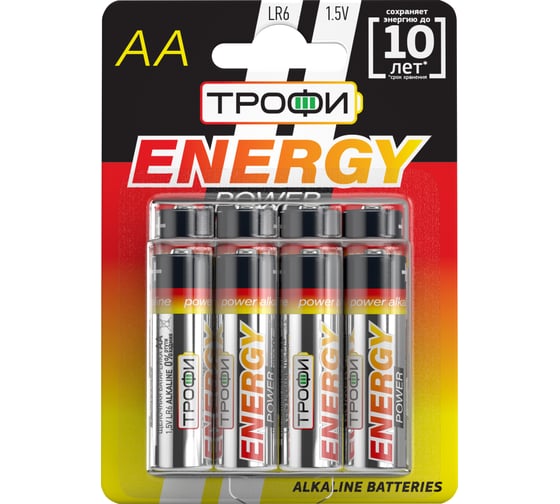 Элемент питания Трофи LR68BL 80/640/15360 Б0012582 1