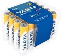 Батарейка Varta ENERGY LR03 AAA, BOX24, Alkaline, 1.5V (4103) (24/288) 24 шт в упаковке 04103229224