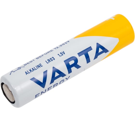 Батарейка Varta ENERGY LR03 AAA, BOX10, Alkaline, 1.5V (4103) (10/700) 10 шт в упаковке 04103229410