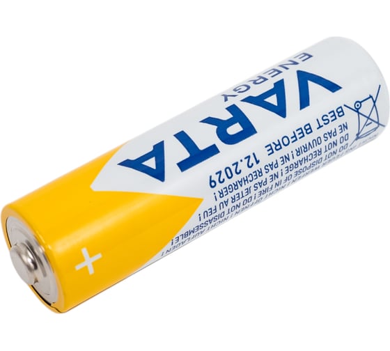 Батарейка Varta ENERGY LR6 AA, BOX24, Alkaline, 1.5V (4106) (24/288) 24 шт в упаковке 04106229224
