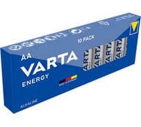 Батарейка Varta ENERGY LR6 AA, BOX10, Alkaline, 1.5V (4106) (10/400) 10 шт в упаковке 04106229410 34936195