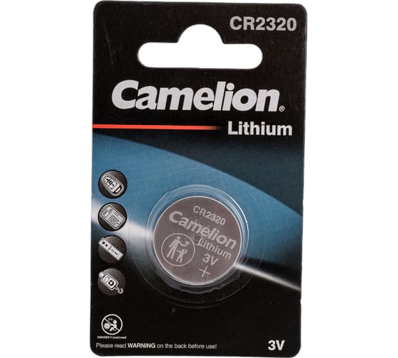 Литиевая батарейка Camelion CR2320 BL-1, 3V 3611