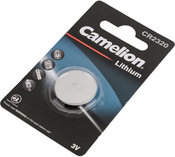 Литиевая батарейка Camelion CR2320 BL-1, 3V 3611