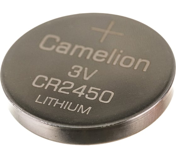 Литиевая батарейка Camelion CR2450 BL-1, 3V 3072