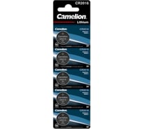 Литиевая батарейка Camelion CR2016 BL-5, 3V 1593