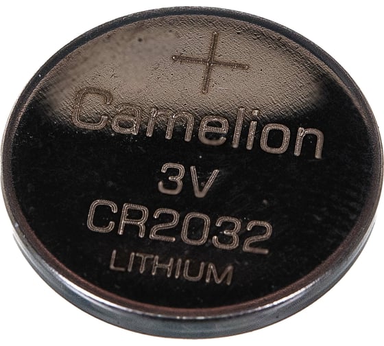 Литиевая батарейка Camelion CR2032 BL-5, 3V 1595