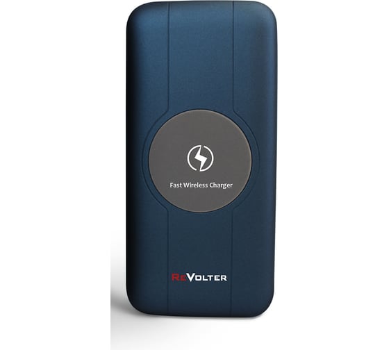 Внешний аккумулятор ReVolter QI 10000 blue
