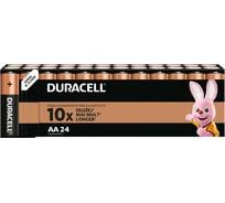 Батарейки ОФИСМАГ комплект 24шт, DURACELL Basic оригинал, АА (LR6,15А), алкалиновые, пальчиковые 456993