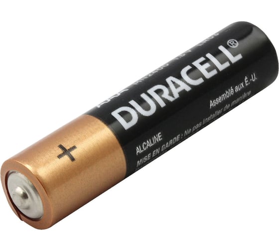 Батарейки ОФИСМАГ комплект 4шт (отрывной блок),DURACELL Simply оригинал, AAА(LR03,24А), алкалин, мизинчиковые 455044