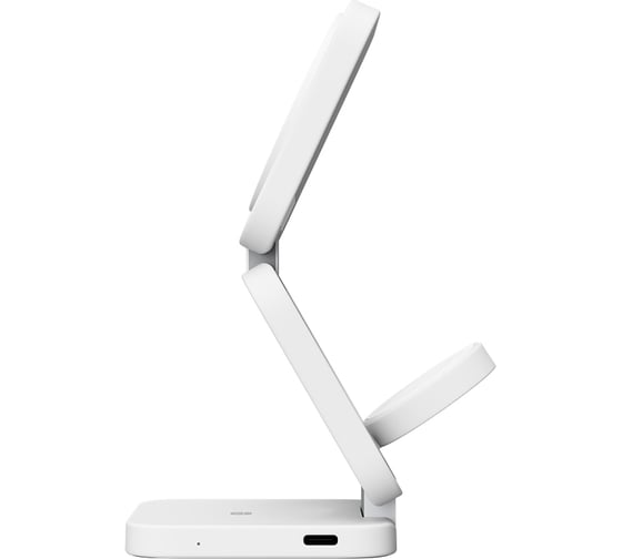 Складное беспроводное зарядное устройство MAGSSORY Flex 3 в 1 для Apple, с магнитами, совместимое с MagSafe, белый WCH013w