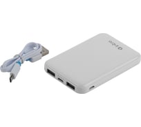 Power bank Intro PB600 USB зарядки 25, 5000 mAh, белый Б0046319
