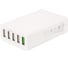 Зарядное устройство на 5 портов VCOM AC EU Plug 100-220V - USB, IC, Fast Charge M044/CA-M044 1