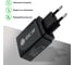 Сетевое зарядное устройство GCR на 4 USB порта (2х2A+QC 3.0+PD 3.0), черное VIV52I884 3