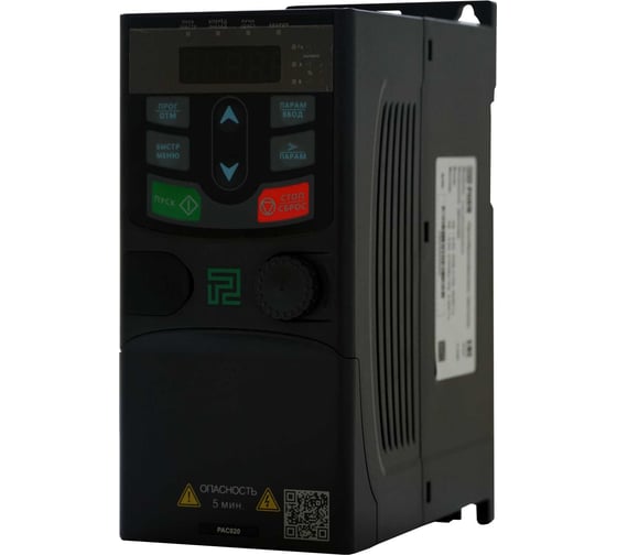 Преобразователь частоты PitON тип PAC020 2.2 кВт 1ф, 220В, IP20 PAC020X010AXB2 1