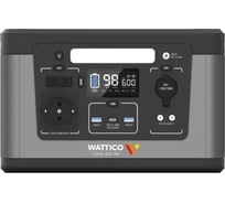 Портативная электростанция WATTICO внешний аккумулятор с розеткой 220 В зарядная станция Camp 600 Lite camp_600_lite