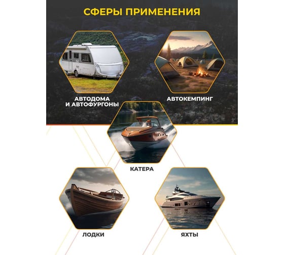 Гибкая солнечная панель WATTICO батарея Solarflex 100 Вт solarflex_100