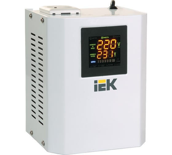 Стабилизатор напряжения IEK Boiler, 0,5 кВА, восстановленный IVS24-1-00500R 1