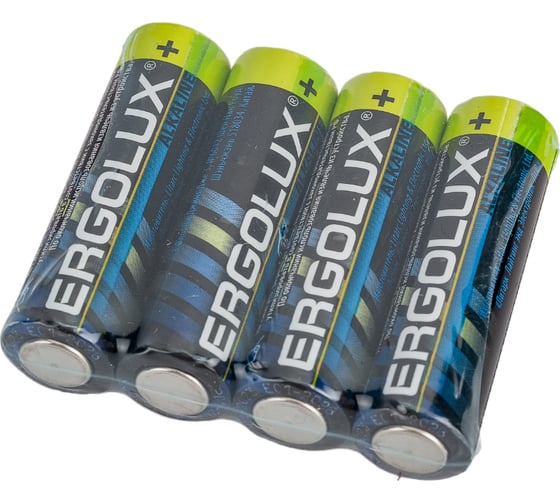 Батарейка Ergolux LR6, Alkaline, SR4, LR6, 1.5В 14282