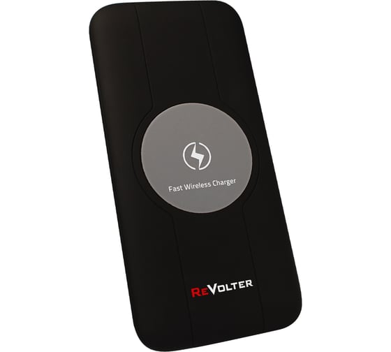 Внешний аккумулятор ReVolter QI 10000 black