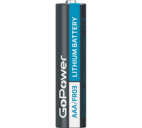 Батарейка GoPower FR03 AAA BOX10 Lithium 1.5V 10 шт в уп 00-00024457