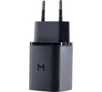 Компактное сетевое зарядное устройство MAGSSORY 33W для двух устройств, с дисплеем и функцией быстрой зарядки, черное ACH004