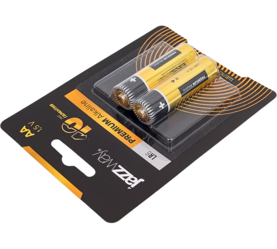 Батарейка Jazzway Jаzzway Элемент питания алкалиновый AA/LR6 1.5В Premium Alkaline BL-2 (блистер 2шт) 5026896