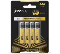 Алкалиновый элемент питания Jazzway Jаzzway  AAA/LR03 1.5В Premium Alkaline BL-4 (блист.4шт) 5002197