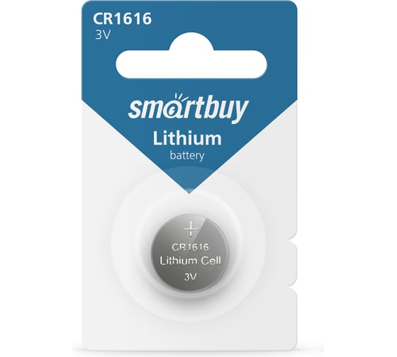 Литиевый элемент питания Smartbuy CR1616 SBBL-1616-1B