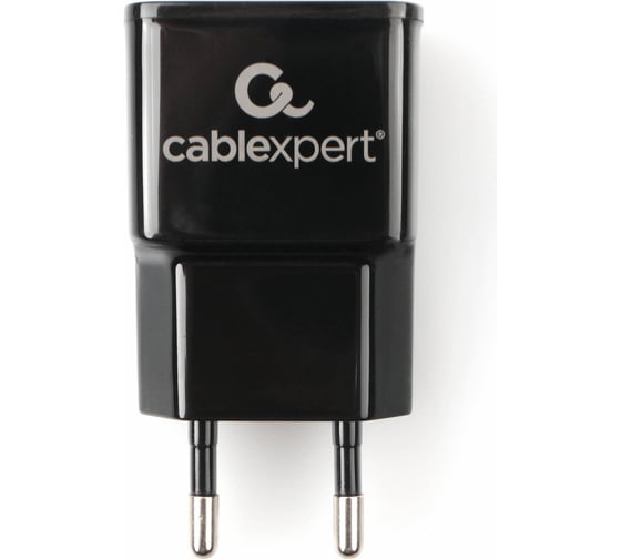 Адаптер питания Cablexpert 100/220V - 5V USB 2 порта 2.1A черный MP3A-PC-12