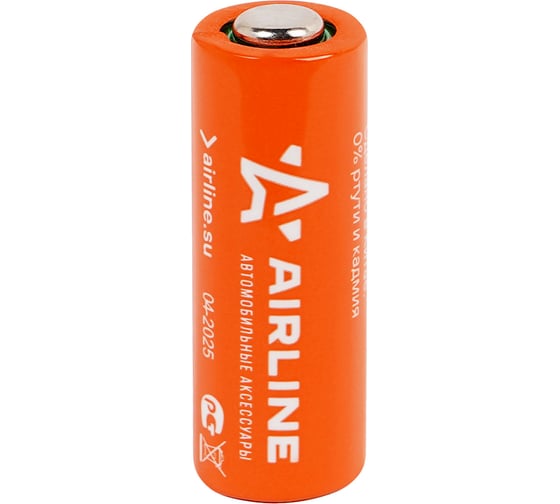 Батарейка Airline, A23 12V, для брелоков и сигнализаций, щелочная, 1 шт 23A-01