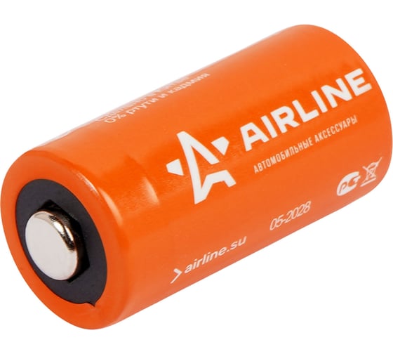 Батарейка Airline, CR123A 3V, литиевая 1 шт CR123A-01