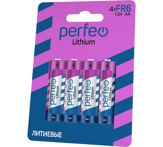 Батарейки PERFEO FR6/4BL Lithium 30017534