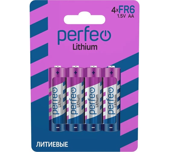 Батарейки PERFEO FR6/4BL Lithium 30017534