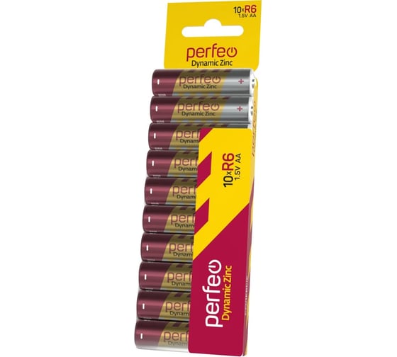 Батарейки PERFEO R6/10SH CARD Dynamic Zinc 30018344