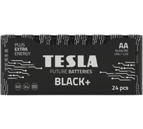 Батарейки Tesla AA, BLACK+, 24 штуки 8594183396644