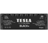 Батарейки Tesla AA, BLACK+, 10 штук 8594183396637