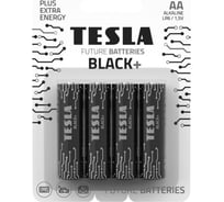 Батарейки Tesla AA, BLACK+, 4 штуки 8594183396620