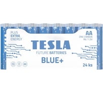 Батарейки Tesla AA, BLUE+, 24 штуки 8594183392189