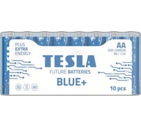 Батарейки Tesla AA, BLUE+, 10 штук 8594183392172