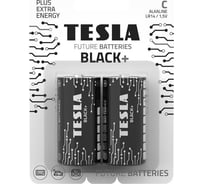 Батарейки Tesla C, BLACK+, 2 штуки 8594183396712
