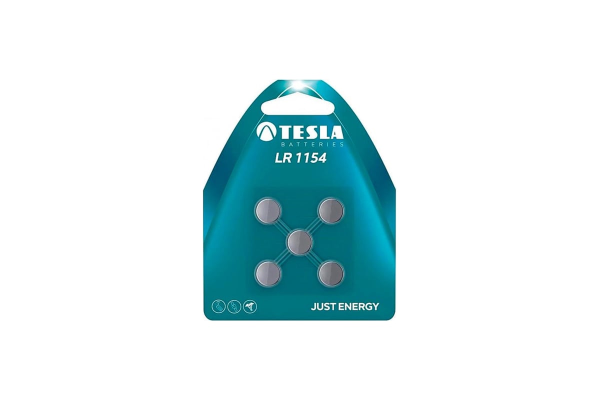 Батарейки Tesla LR 1154, 5 штук 8594183391427 - выгодная цена, отзывы ...