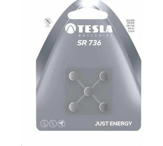 Батарейки Tesla SR 736, 5 штук 8594183391441